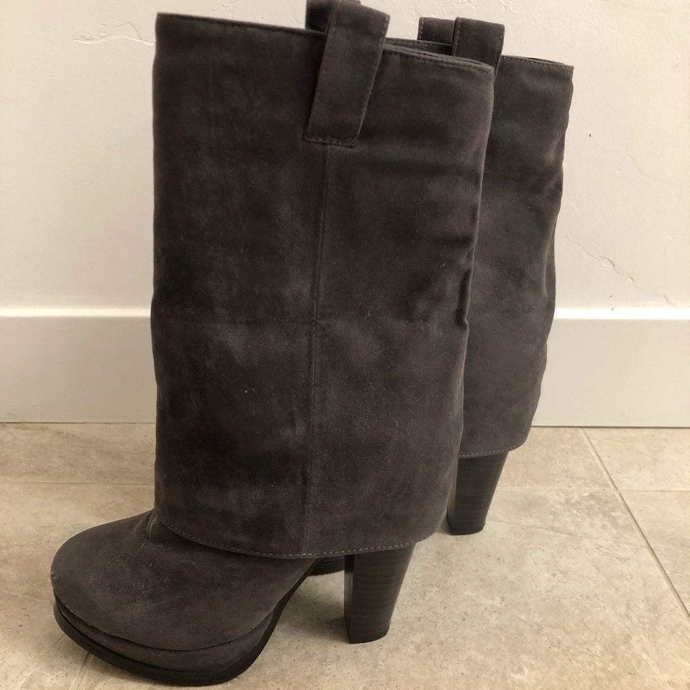 High heeled boots